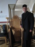 Mother Abbess Gabriella Abbess' Chair, donated by St Herman's faithful