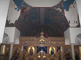 The Iconostasis and iconography in the altar